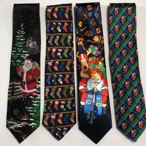 Holiday Themed Neck Ties Men’s